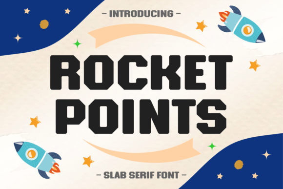 Rocket Points Font - Featured Image