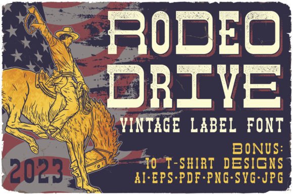 Rodeo Drive Font - Featured Image