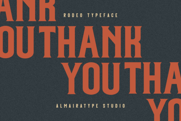 Rodeo Font - Featured Image