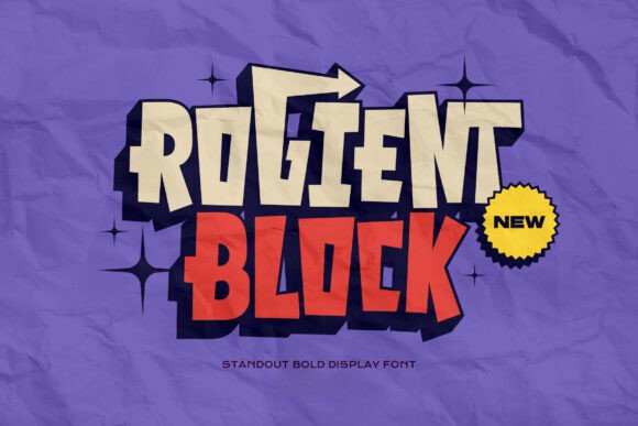 Rogient Block Font - Featured Image