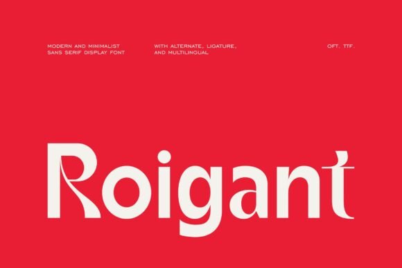 Roigant Font - Featured Image