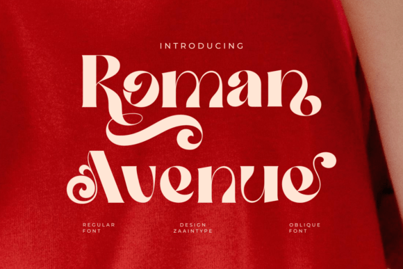 Roman Avenue Font - Featured Image