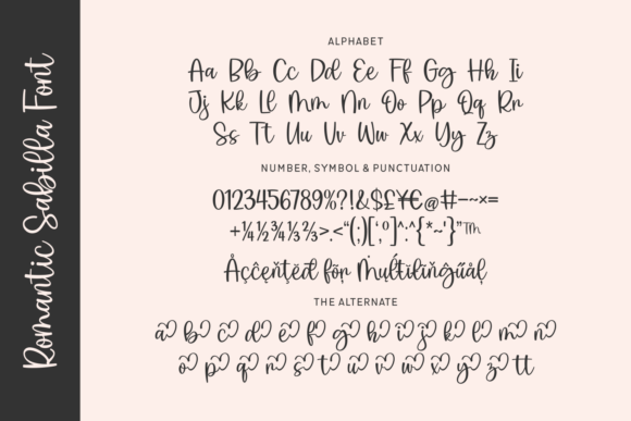 Romantic Sabilla Font - Featured Image