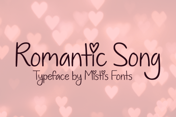 Romantic Song Font - Featured Image