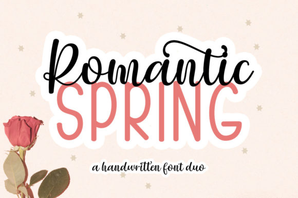 Romantic Spring Font - Featured Image
