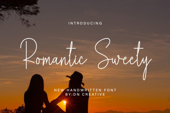 Romantic Sweety Font - Featured Image