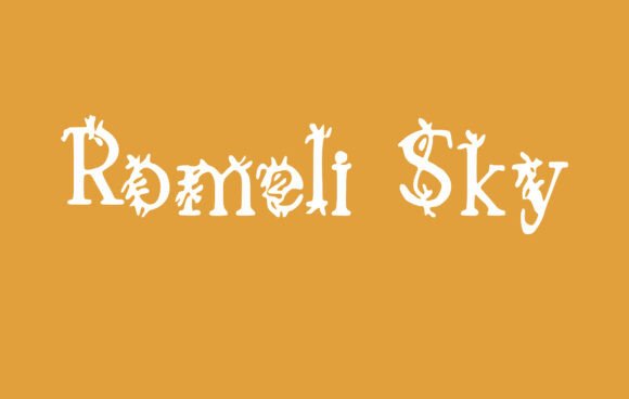 Romeli Sky Font - Featured Image