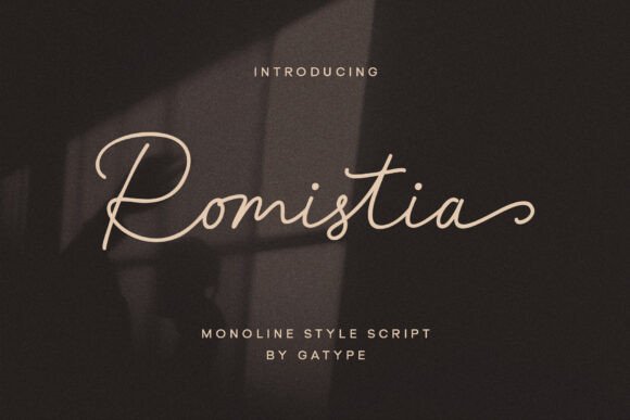 Romistia Font - Featured Image