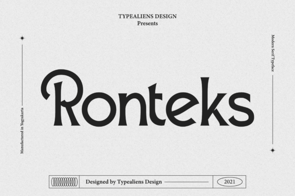 Ronteks Font - Featured Image