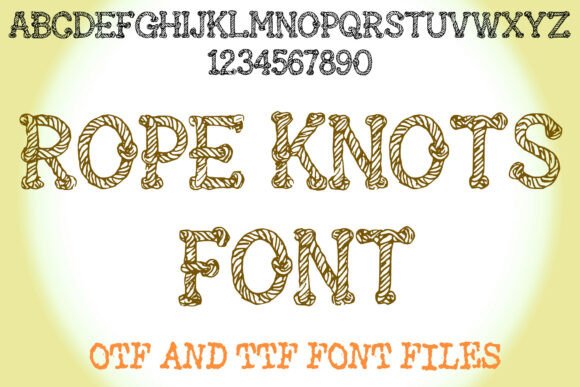 Rope Knots Font - Featured Image