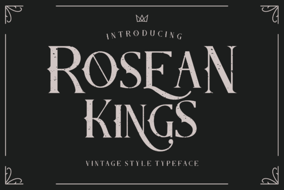 Rosean Kings Font - Featured Image
