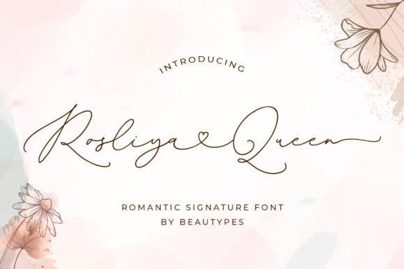 Rosliya Queen Font - Featured Image