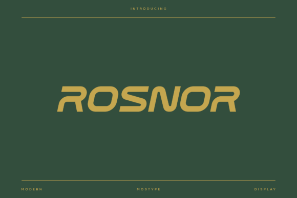Rosnor Font - Featured Image