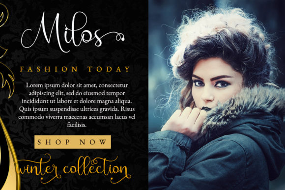 Rossalia Shine Font - Featured Image