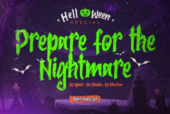 Rotten Spirits Font - Featured Image