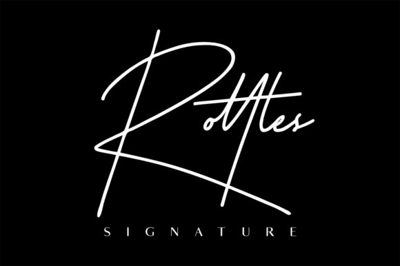 Rottles Signature Font - Featured Image