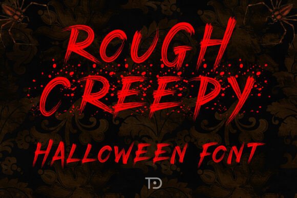 Rough Creepy Font - Featured Image