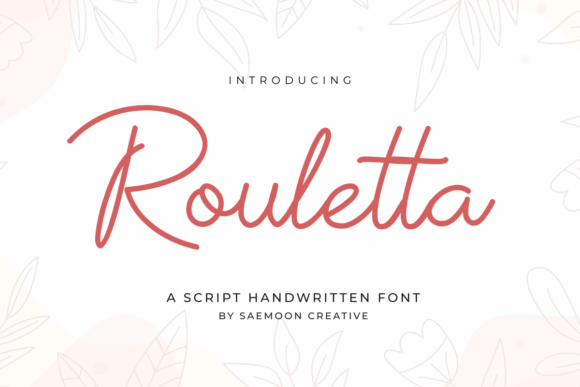 Rouletta Font - Featured Image