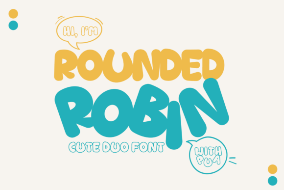 Rounded Robin Font - Featured Image