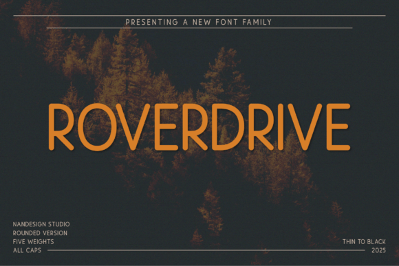 Roverdrive Rounded Font - Featured Image