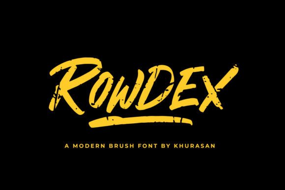 Rowdex Font - Featured Image