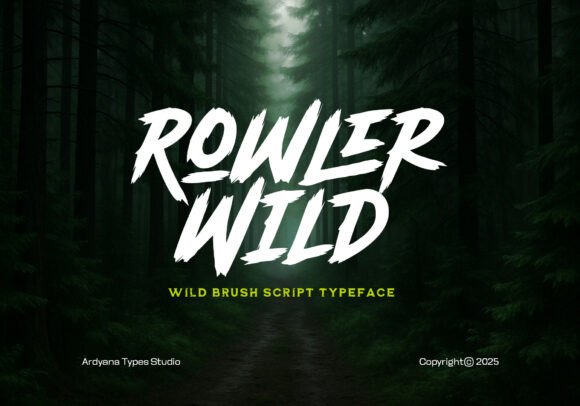 Rowler Wild Font - Featured Image