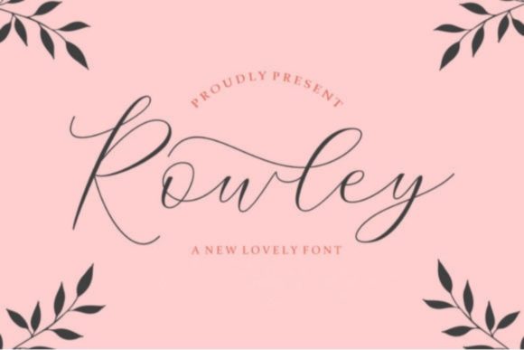 Rowley Script Font - Featured Image