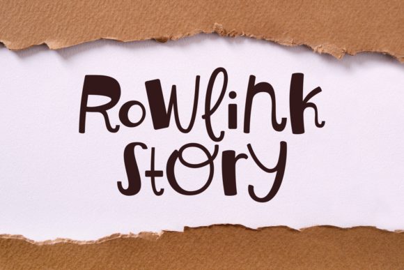 Rowlink Story Font - Featured Image
