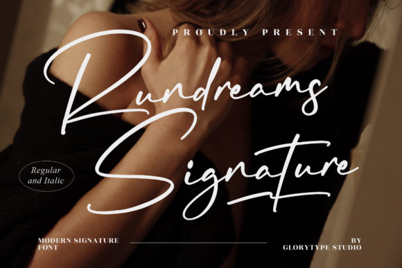 Rundreams Signature Font - Featured Image