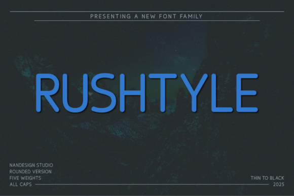 Rushtyle Rounded Font - Featured Image