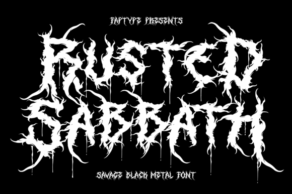 Rusted Sabbath Font - Featured Image