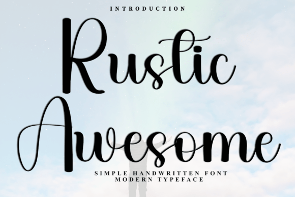 Rustic Awesome Font - Featured Image