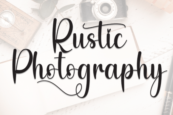 Rustic Photography Font - Featured Image