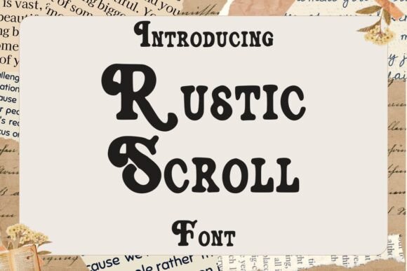 Rustic Scroll Font - Featured Image