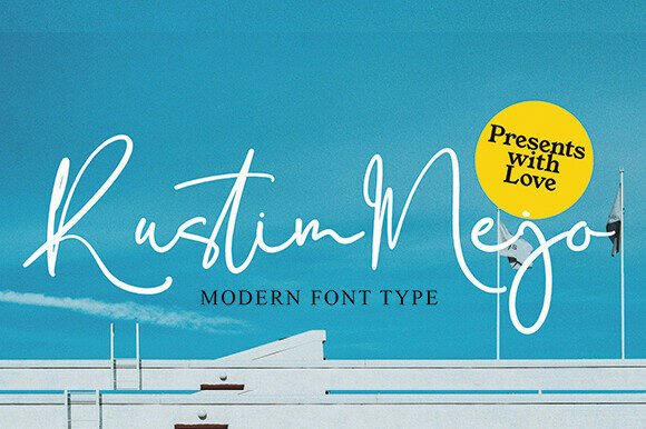 Rustim Mejo Font - Featured Image
