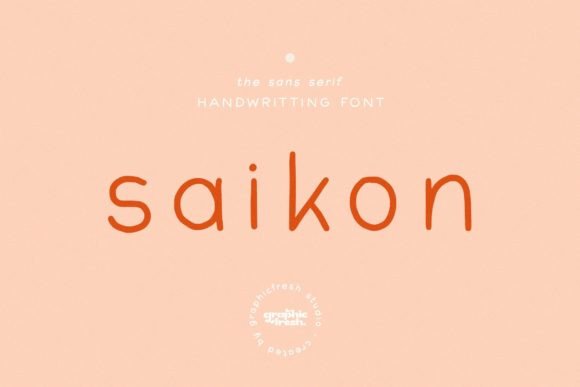 Saikon Font - Featured Image