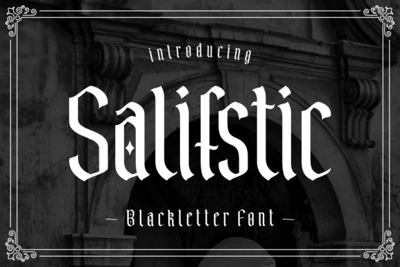 Salifstic Font - Featured Image