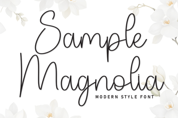 Sample Magnolia Font - Featured Image