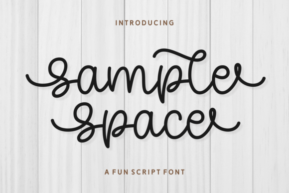 Sample Space Font - Featured Image
