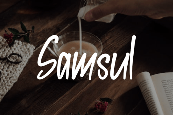 Samsul Font - Featured Image