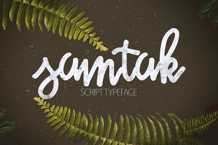 Samtak Script Font - Featured Image