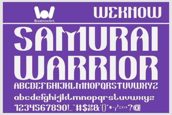 Samurai Warrior Font - Featured Image