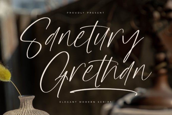Sanetury Grethan Font - Featured Image