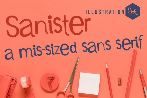 Sanister Font - Featured Image