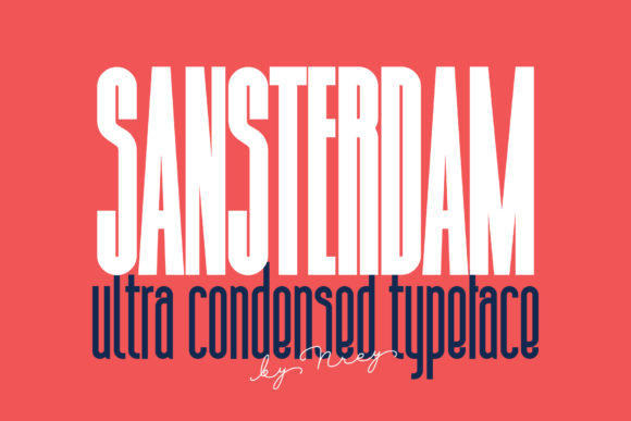 Sansterdam Font - Featured Image
