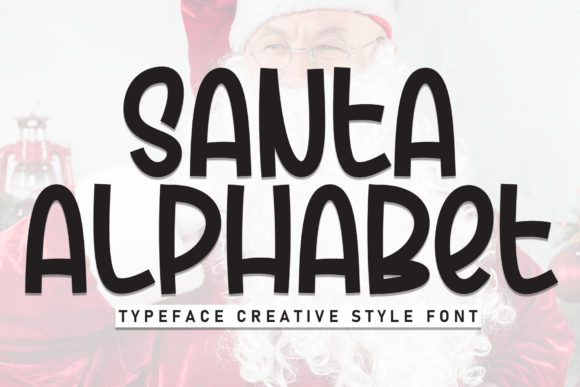 Santa Alphabet Font - Featured Image
