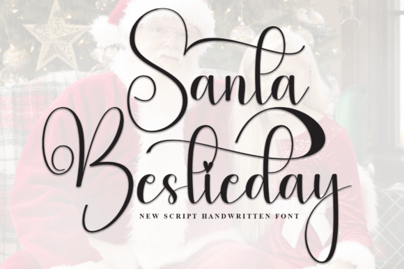 Santa Bestieday Font - Featured Image