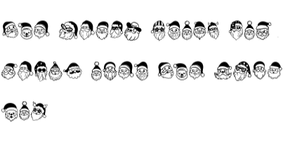 Santa Face Font - Featured Image