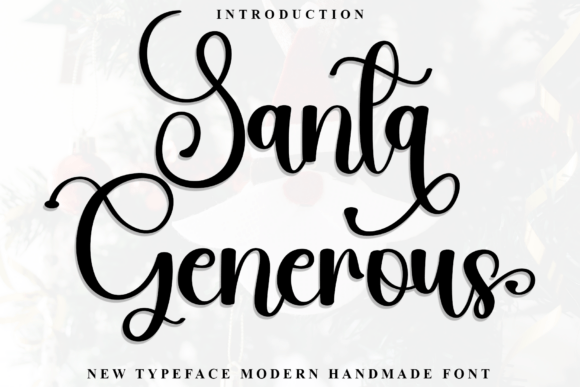 Santa Generous Font - Featured Image
