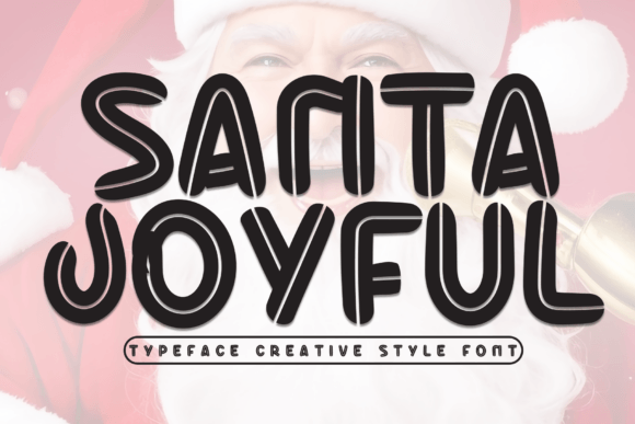 Santa Joyful Font - Featured Image